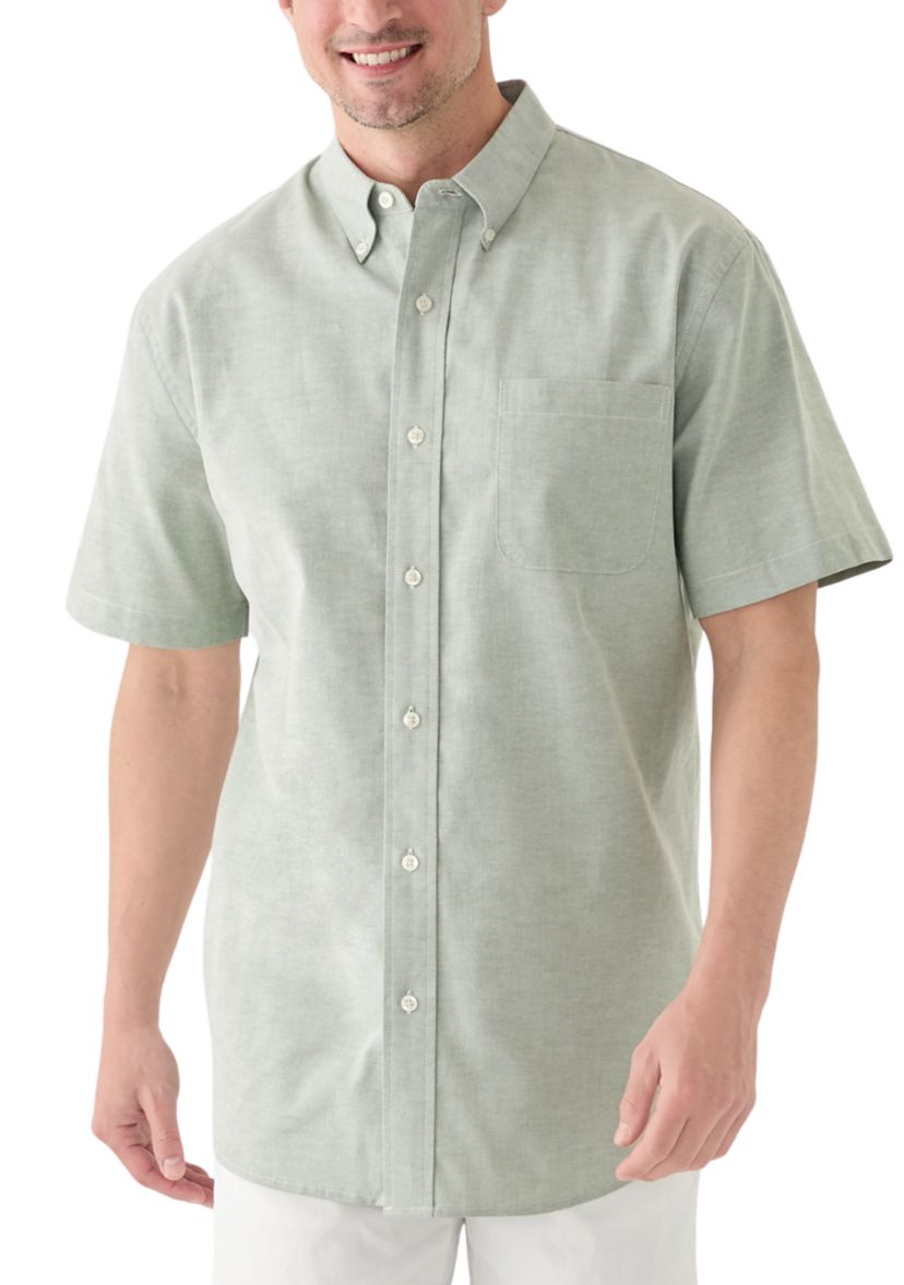 Saddlebred® Short Sleeve Oxford Shirt | Belk