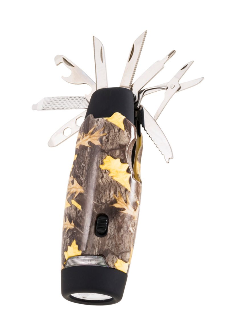 Camouflage Outdoor Multitool Flashlight 