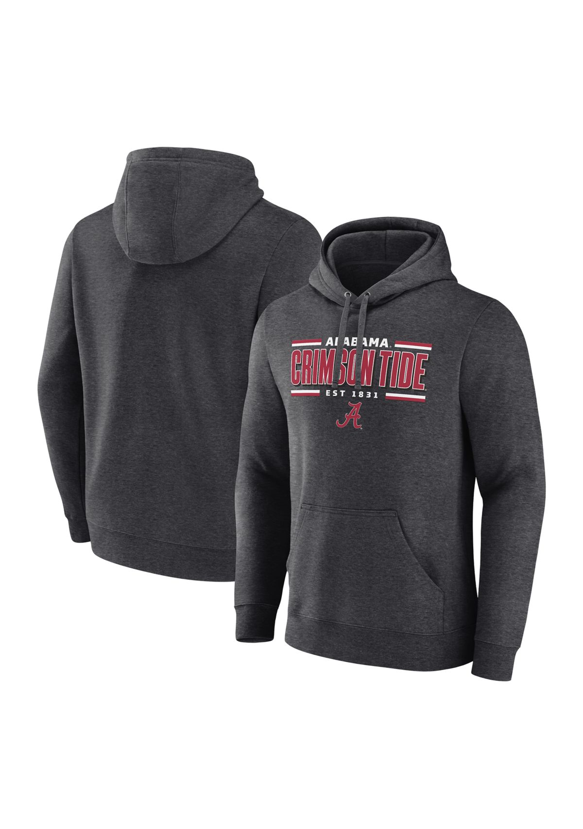 NCAA Alabama Crimson Tide Horizontal Block Graphic Fleece Hoodie