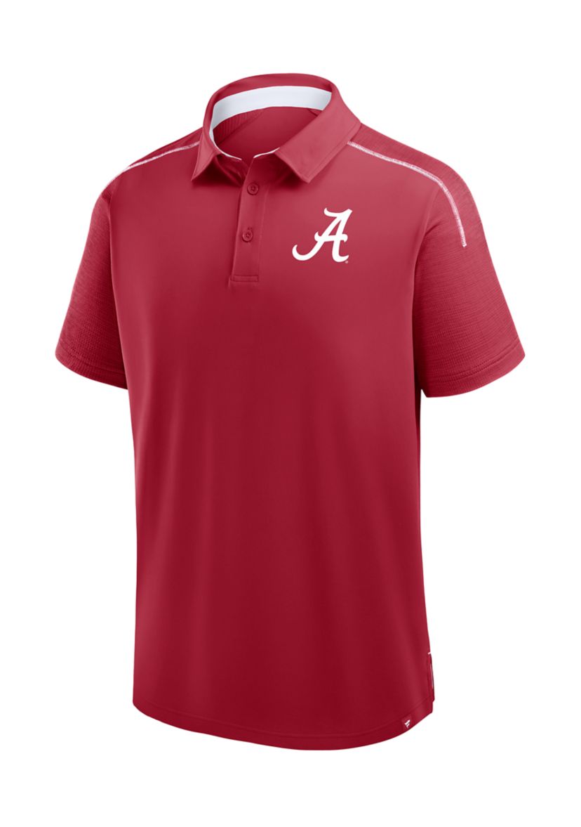 NCAA Alabama Crimson Tide Take The Lead Short Sleeve Polo Shirt
