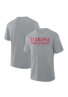 Fanatics Men's NCAA Alabama Crimson Tide Alabama Athletic Charge Short Sleeve Graphic T-Shirt, Gray, Large