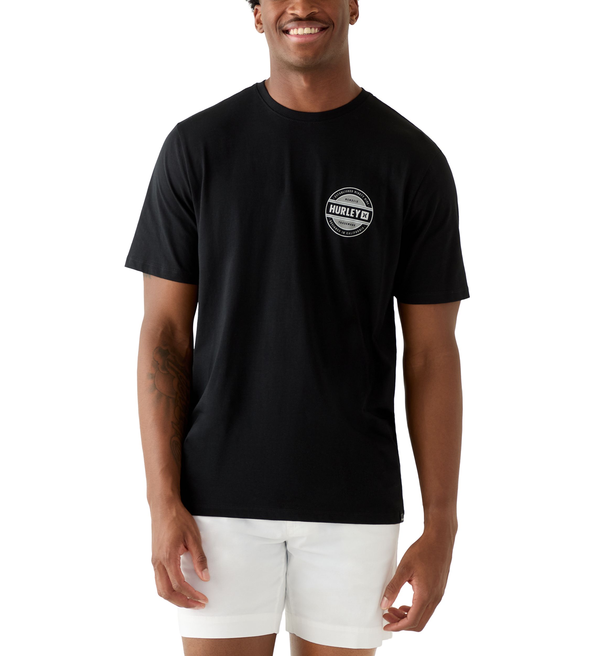 Mens Short Sleeve Graphic Filler T-Shirt