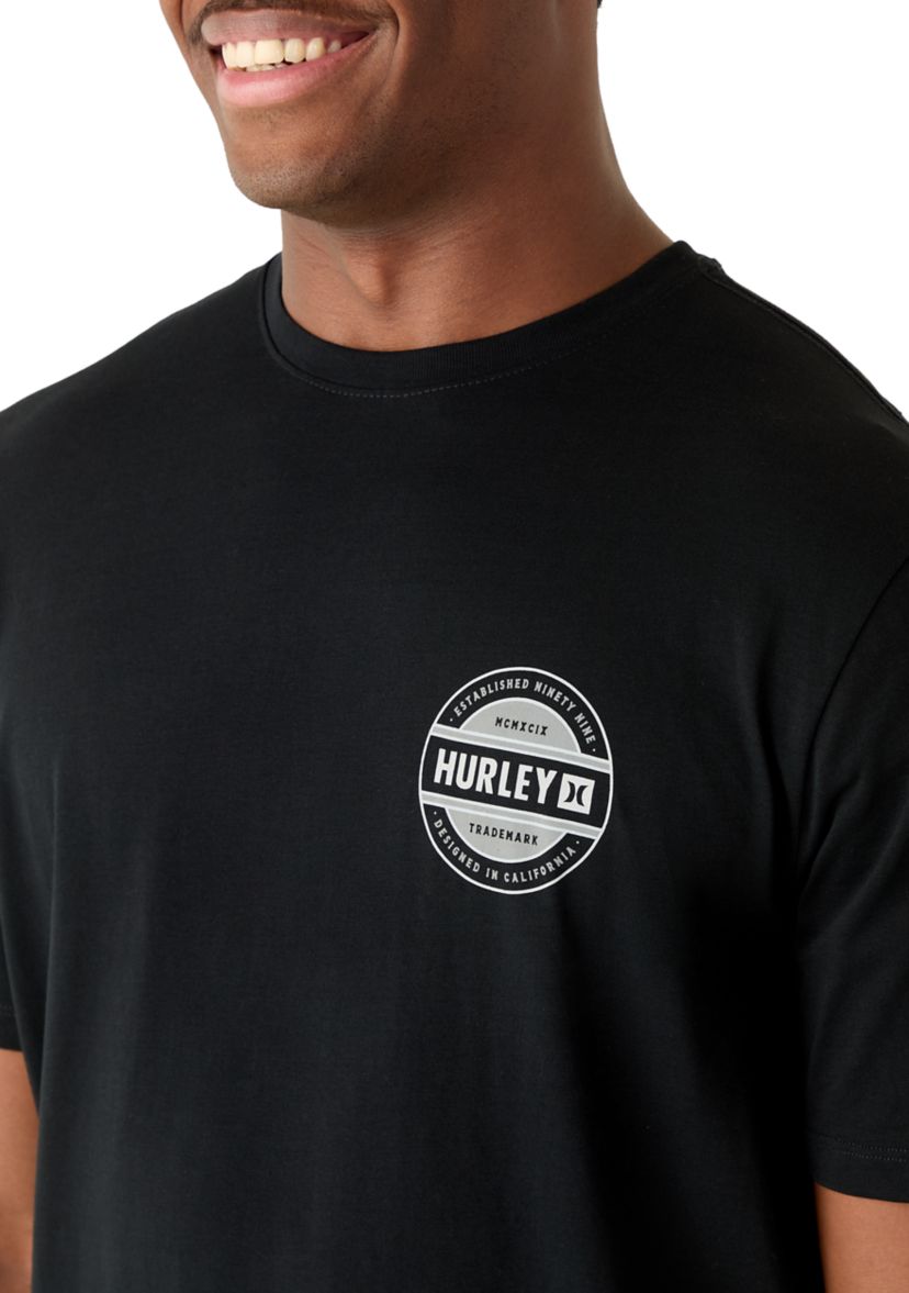 Mens Short Sleeve Graphic Filler T-Shirt