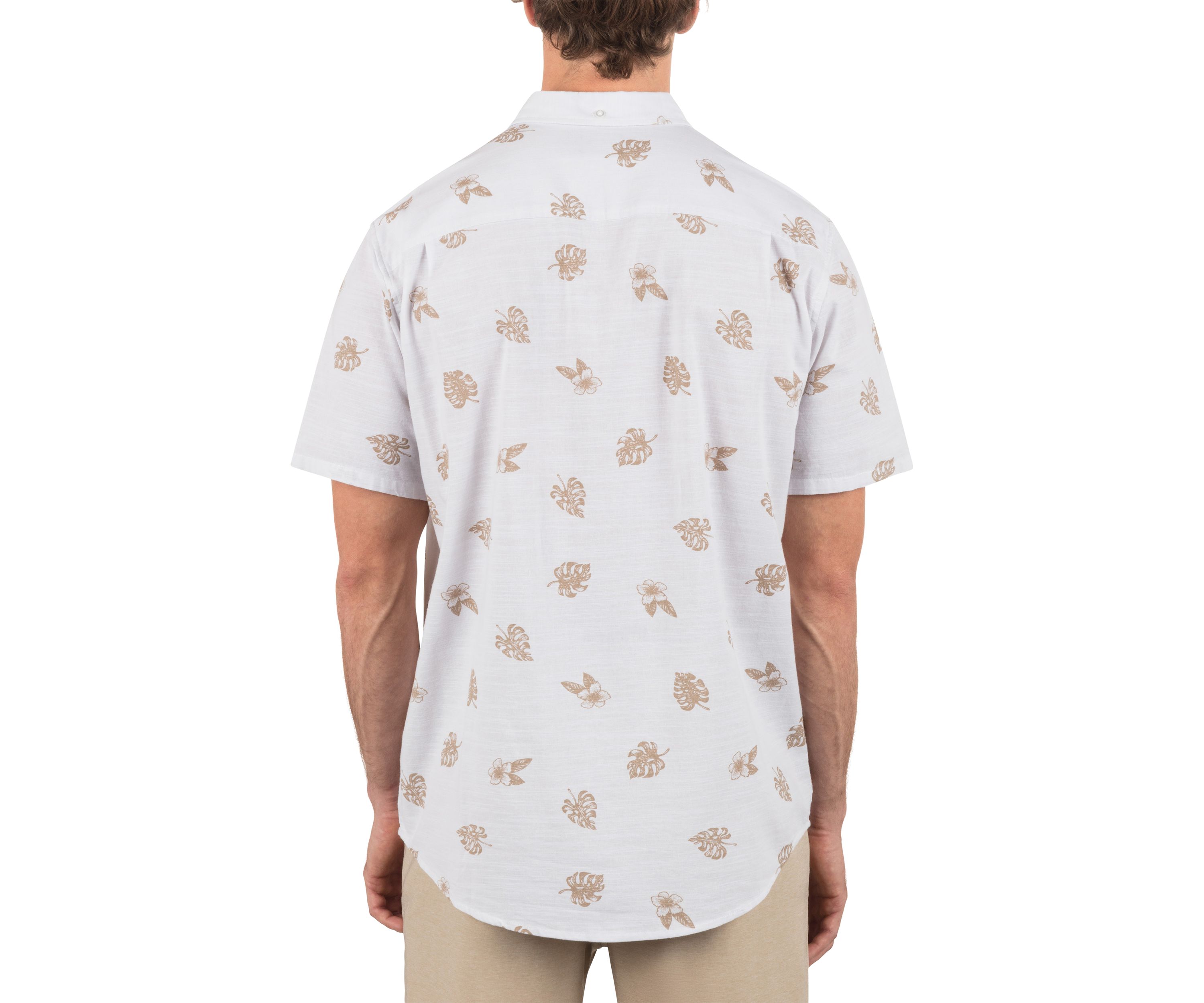 One and Only Printed Stretch Short Sleeve Woven