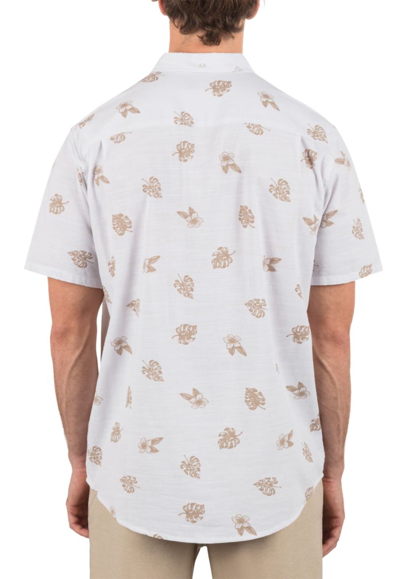 One and Only Printed Stretch Short Sleeve Woven