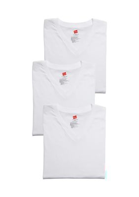 Hanes Ultimate Big & Tall 3 Pack Knit Crew Neck T-Shirt | belk