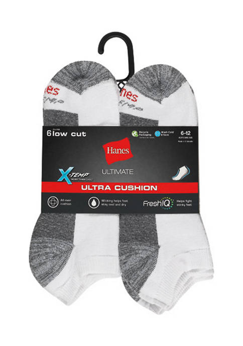 Hanes® Ultimate X-Temp 6 Pack Ultra Cushion Low