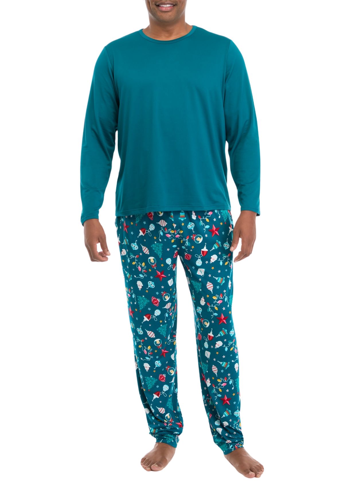 Big & Tall Holiday Lights Joggers
