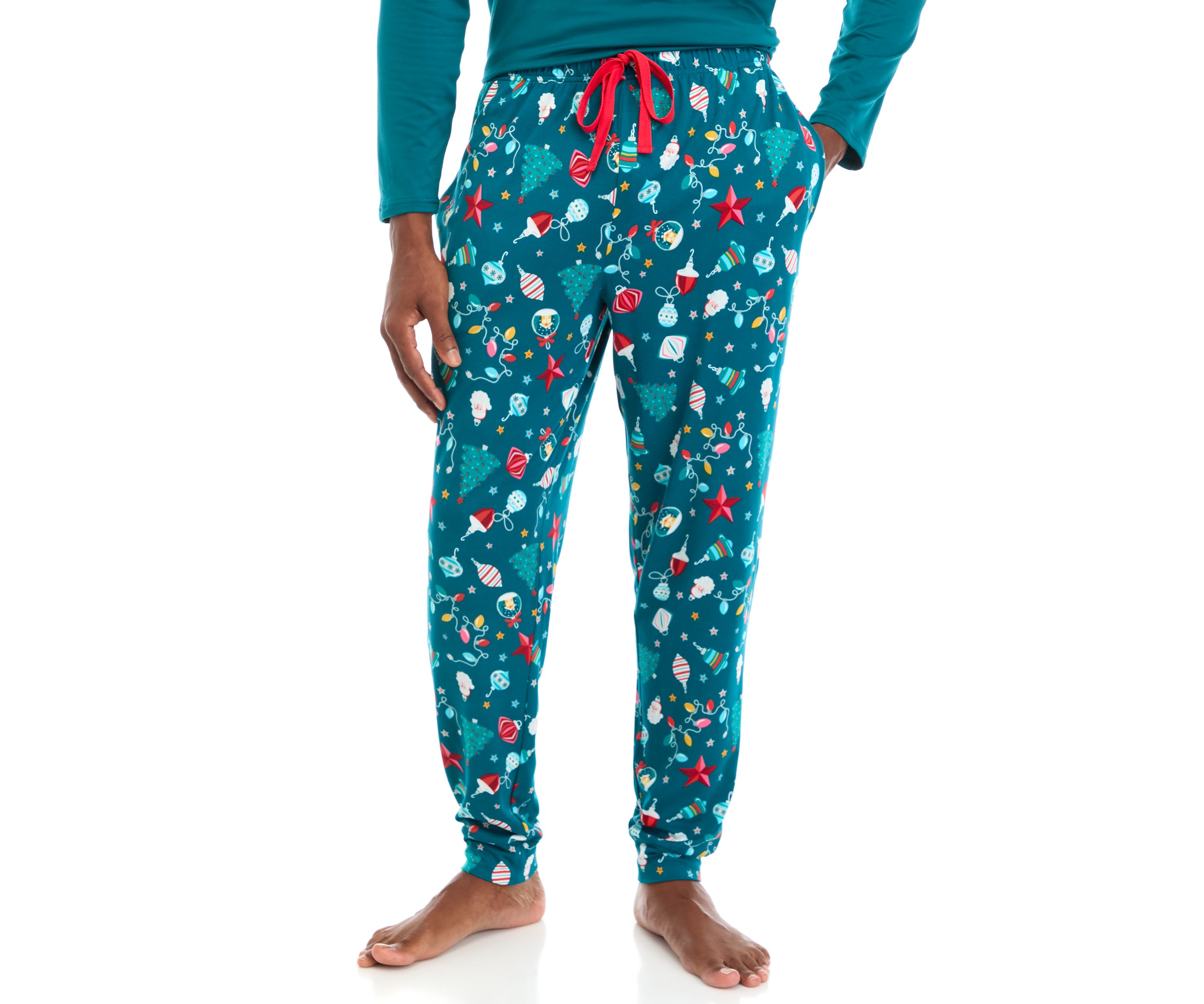 Mens Holiday Lights Joggers