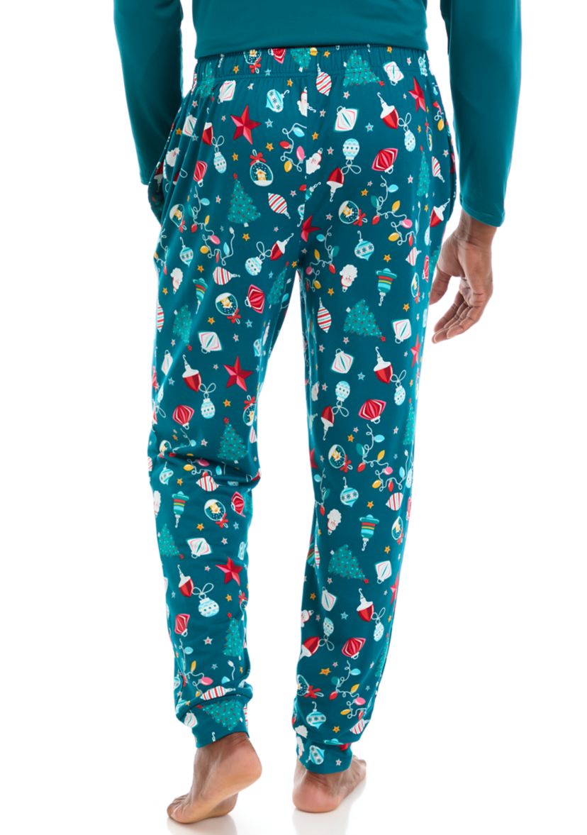 Mens Holiday Lights Joggers