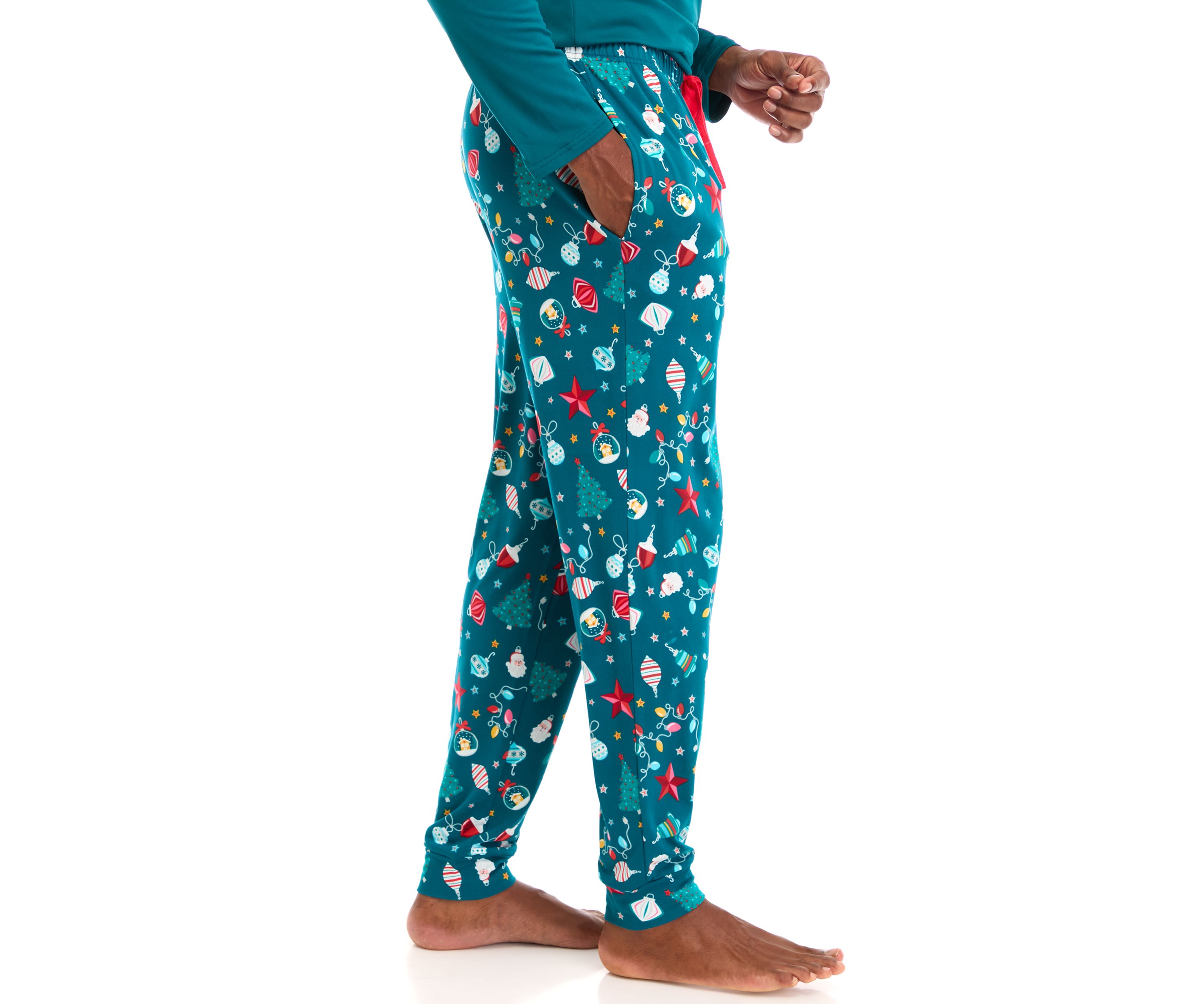 Mens Holiday Lights Joggers