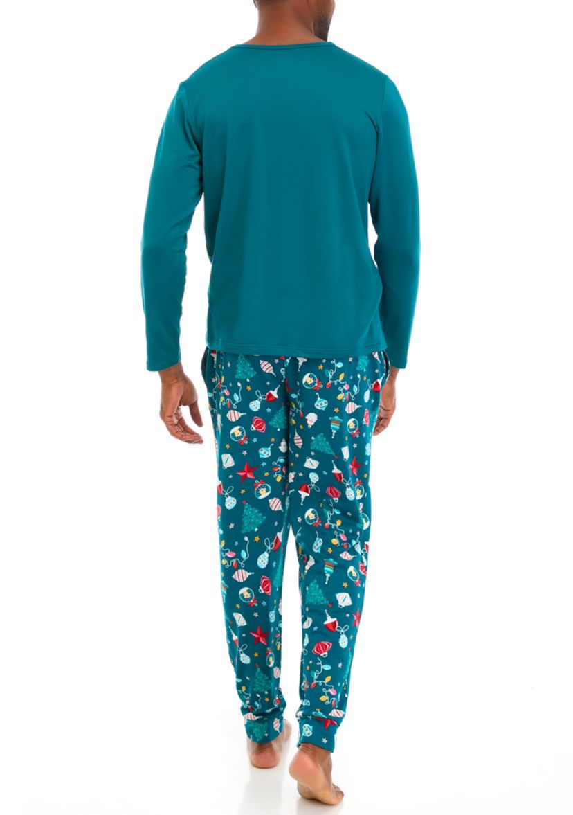 Mens Holiday Lights Joggers