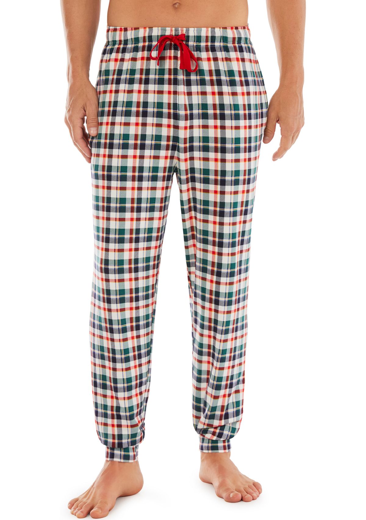 Big & Tall Falala Multi Plaid Pajama Joggers