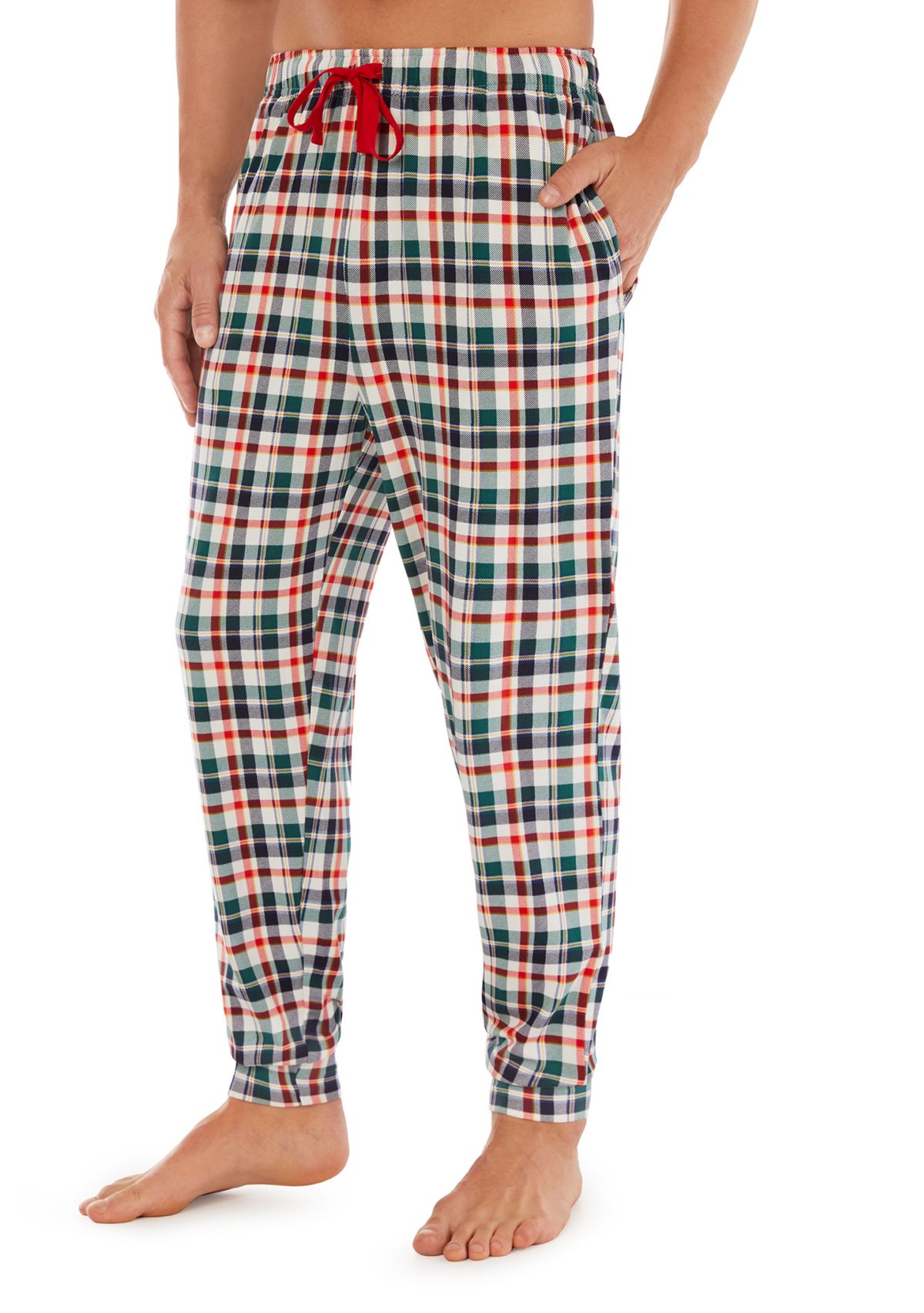 Big & Tall Falala Multi Plaid Pajama Joggers