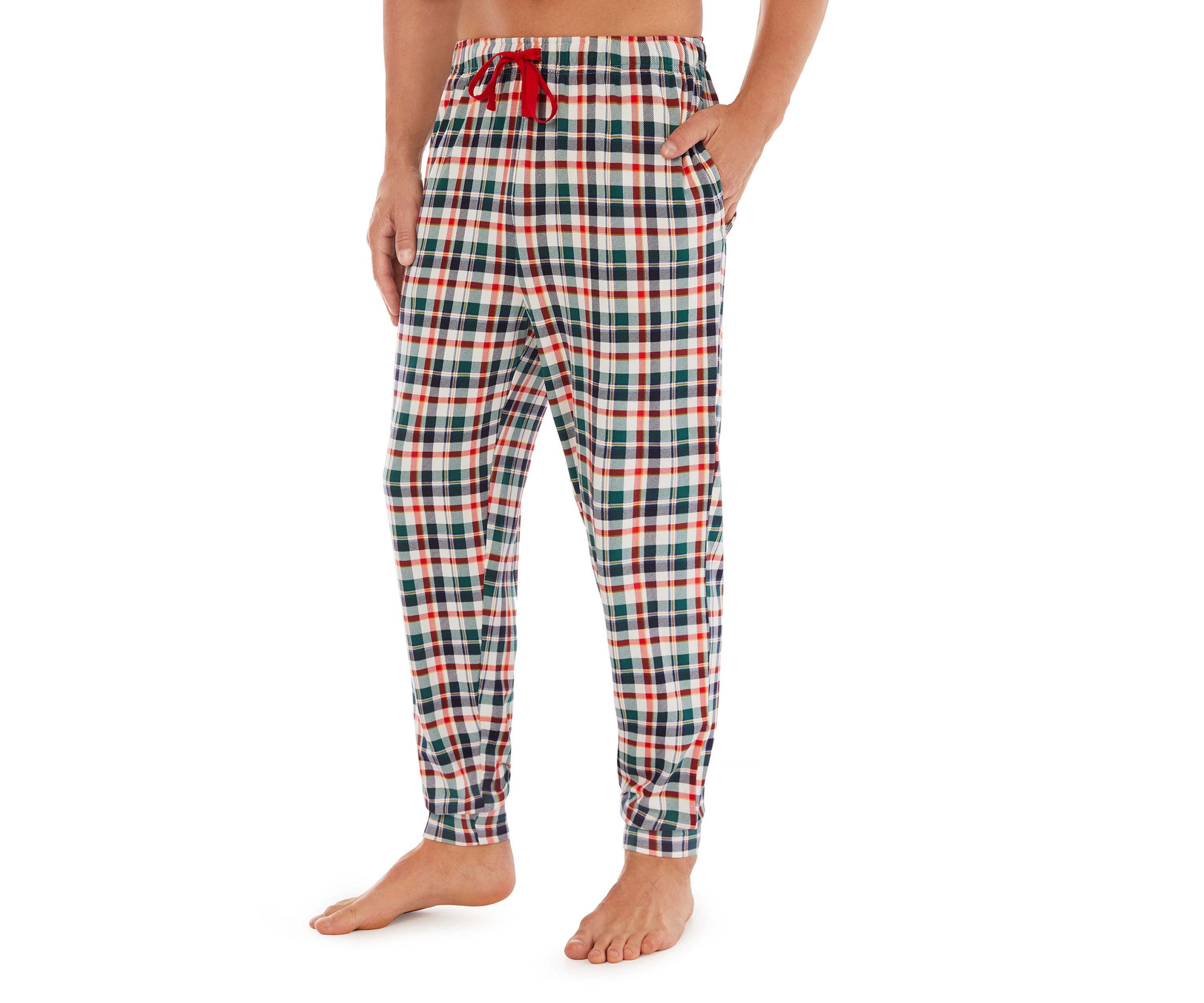 Big & Tall Falala Multi Plaid Pajama Joggers