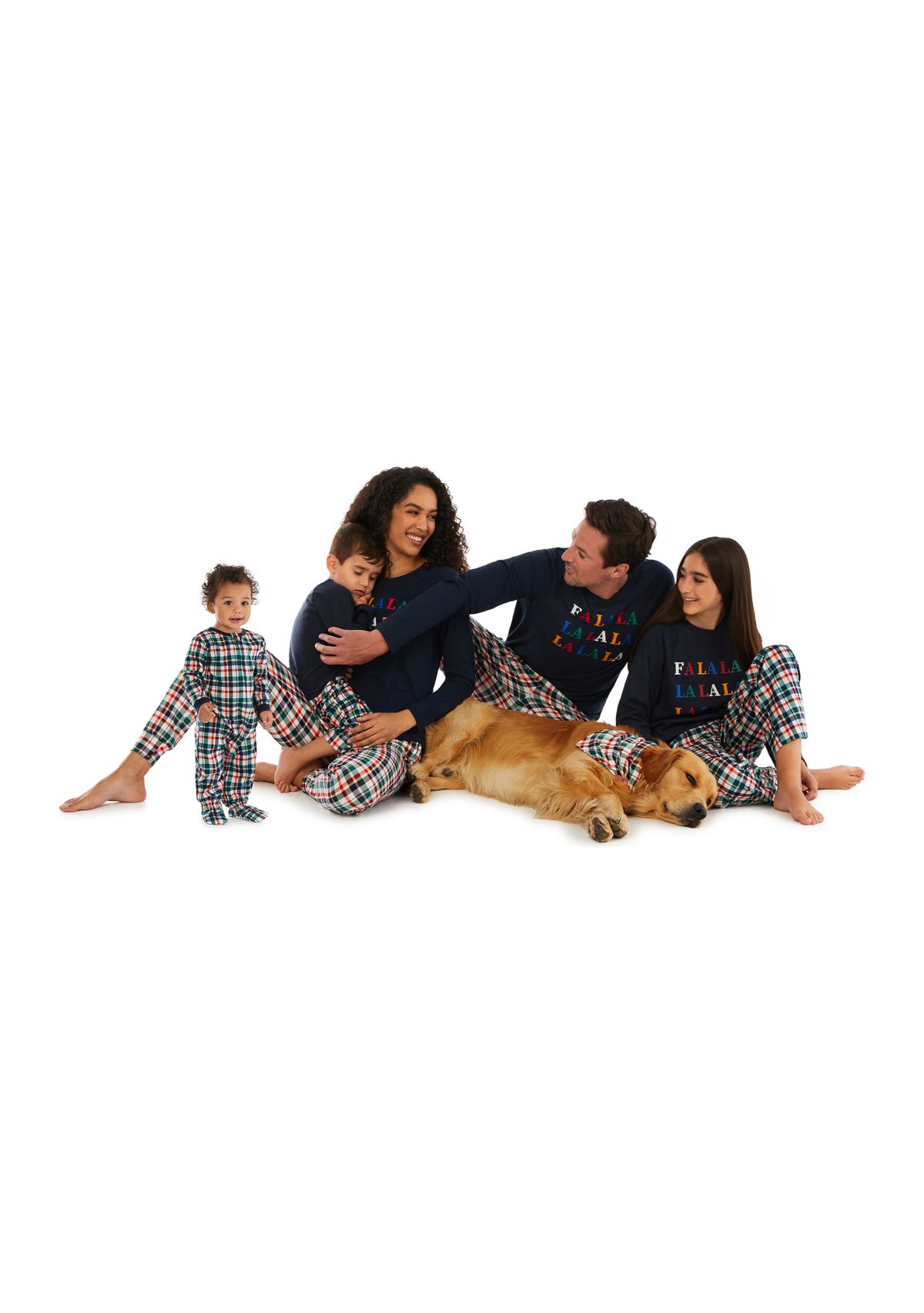 Big & Tall Falala Multi Plaid Pajama Joggers