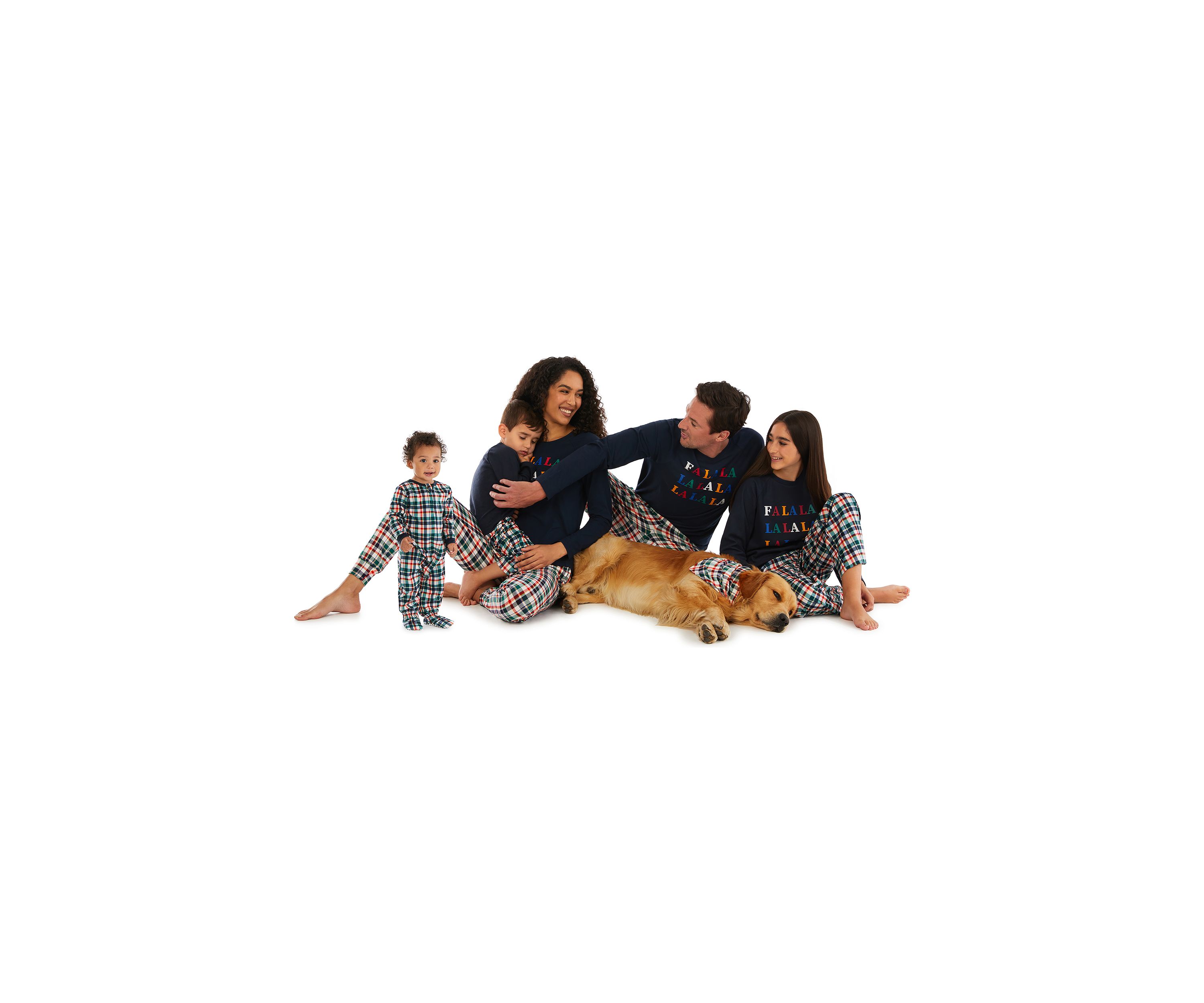 Big & Tall Falala Multi Plaid Pajama Joggers