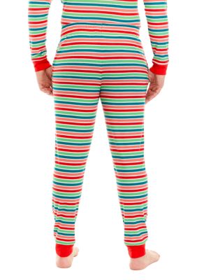Men's Merry Multi Stripe Jogger Pajama Pants