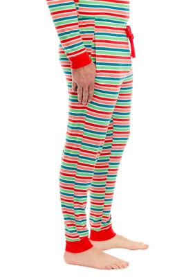 Men's Merry Multi Stripe Jogger Pajama Pants