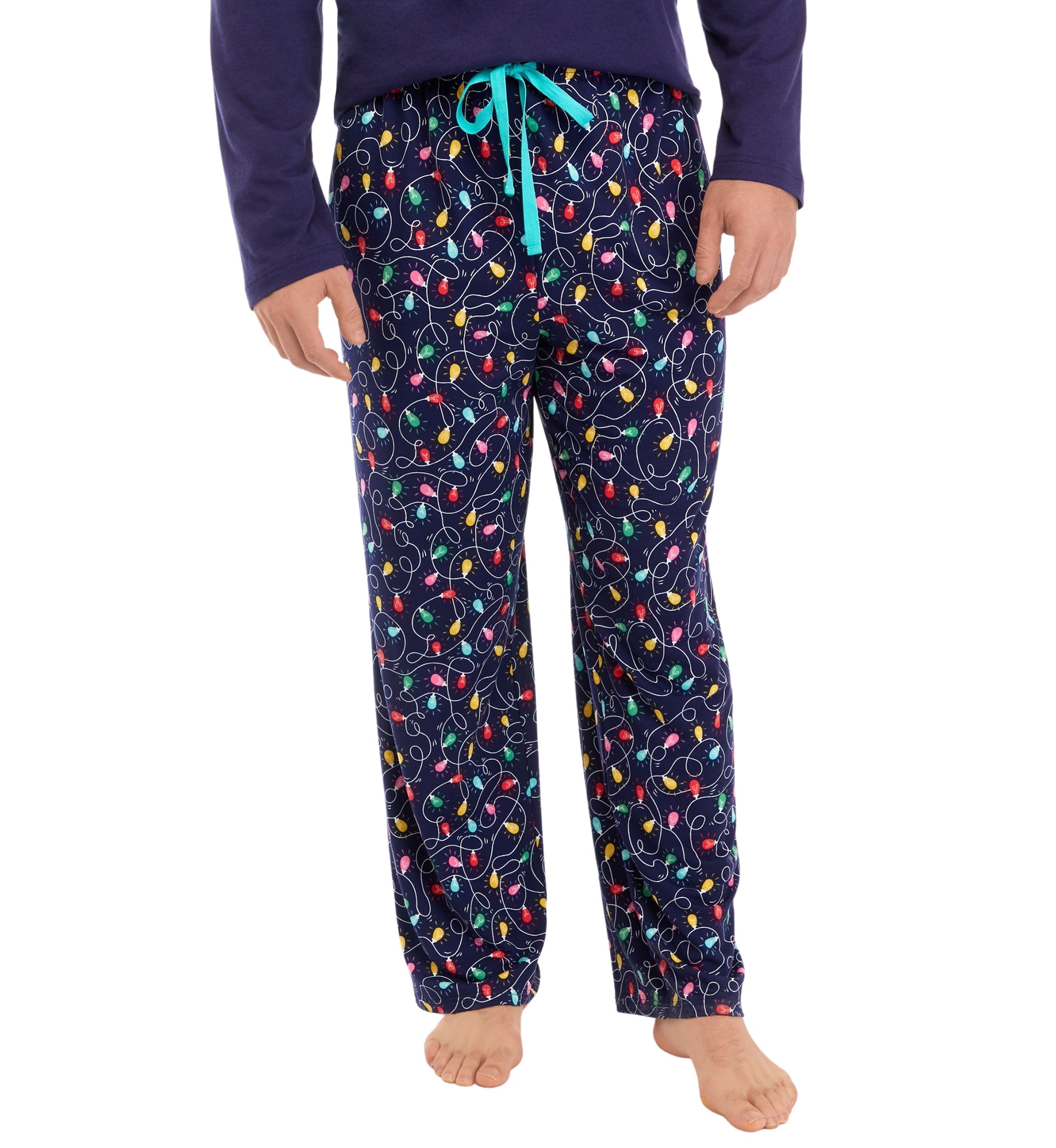 Big & Tall Navy Lights Pajama Pants