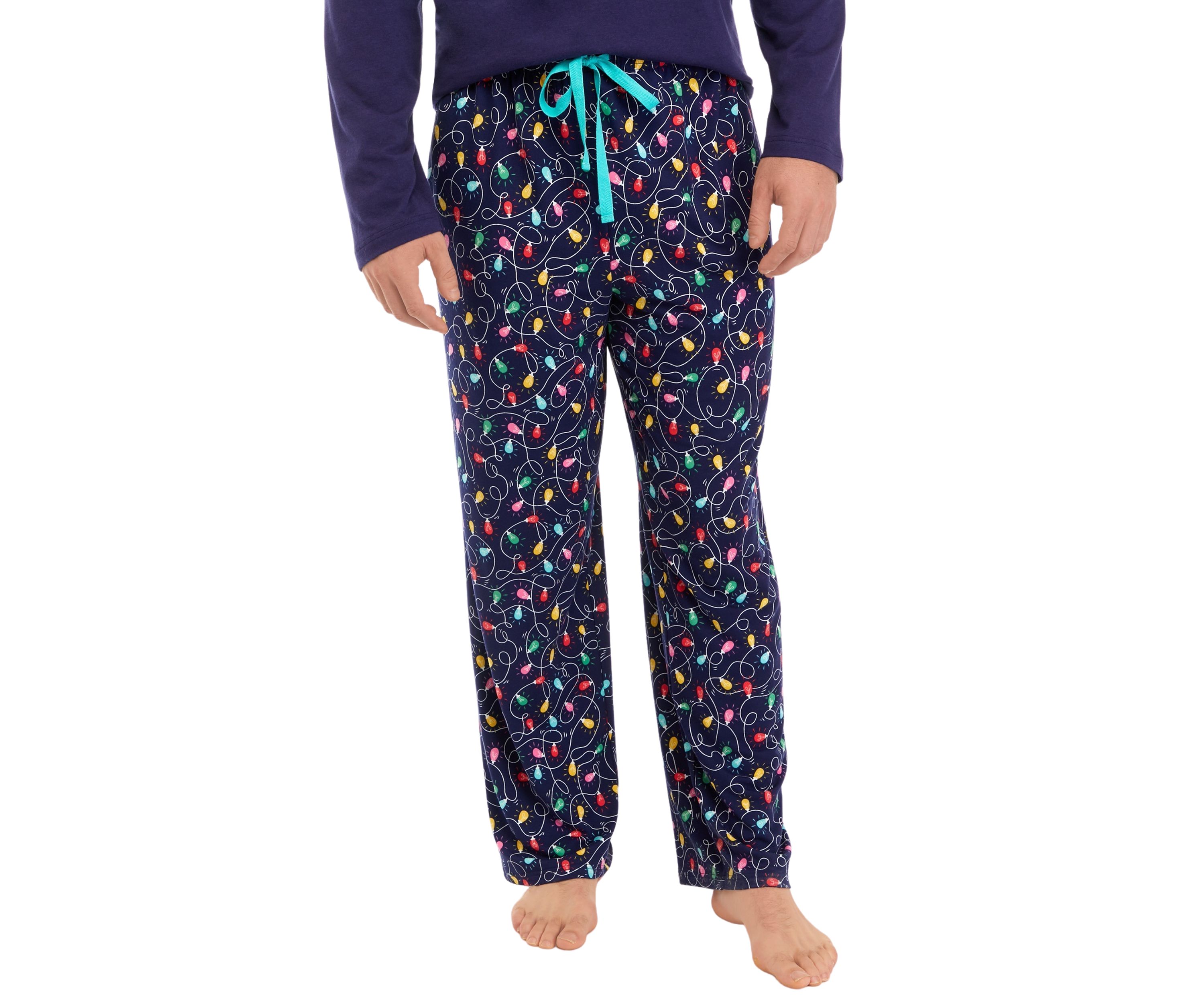 Big & Tall Navy Lights Pajama Pants