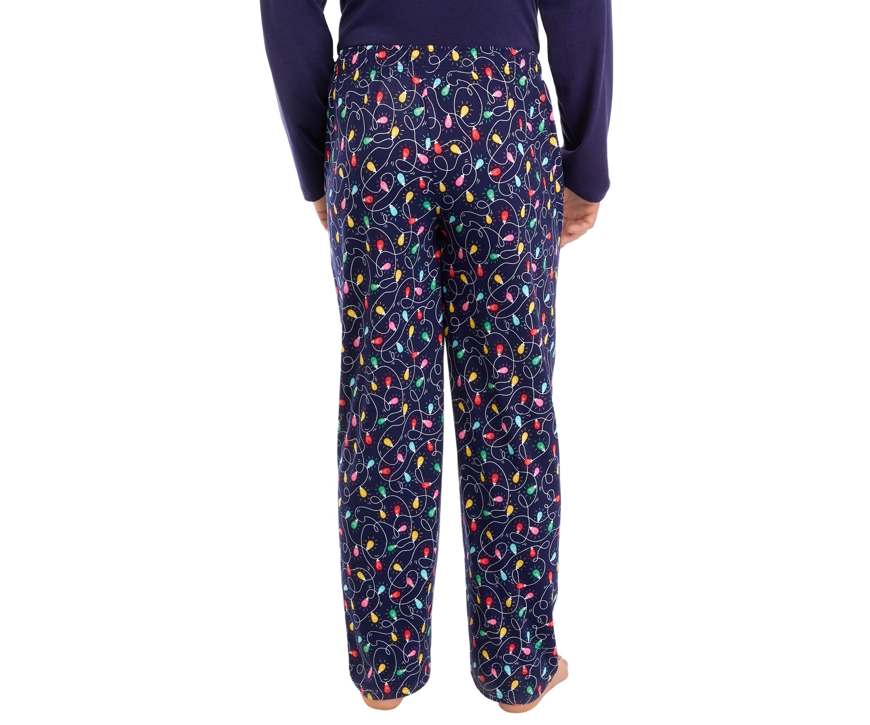 Big & Tall Navy Lights Pajama Pants