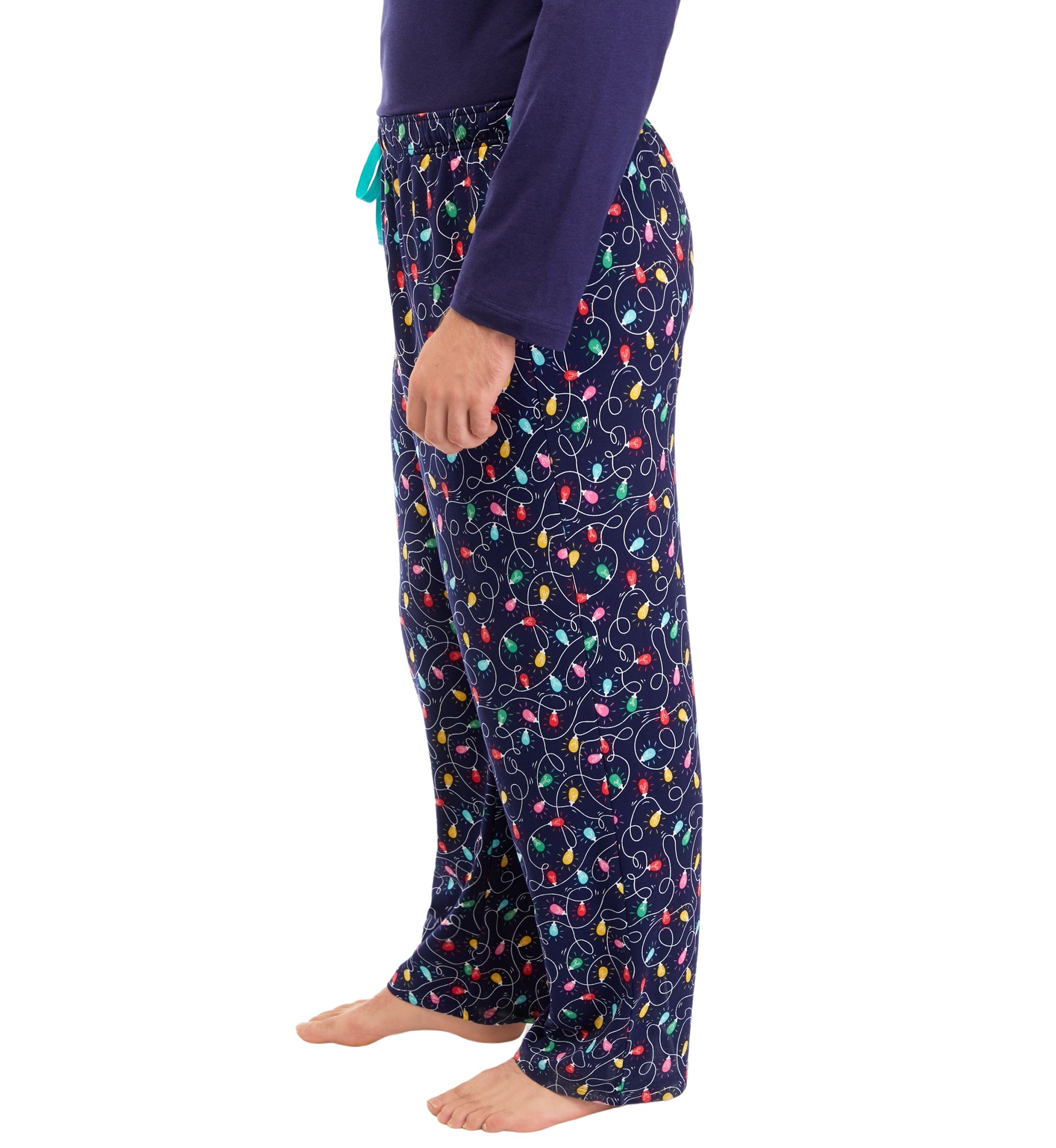 Big & Tall Navy Lights Pajama Pants