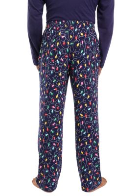 Versace Men's Monogram Silk Pajama Pants