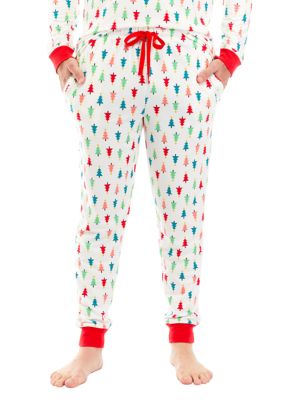 Men's Merry Multi Trees Jogger Pajama Pants