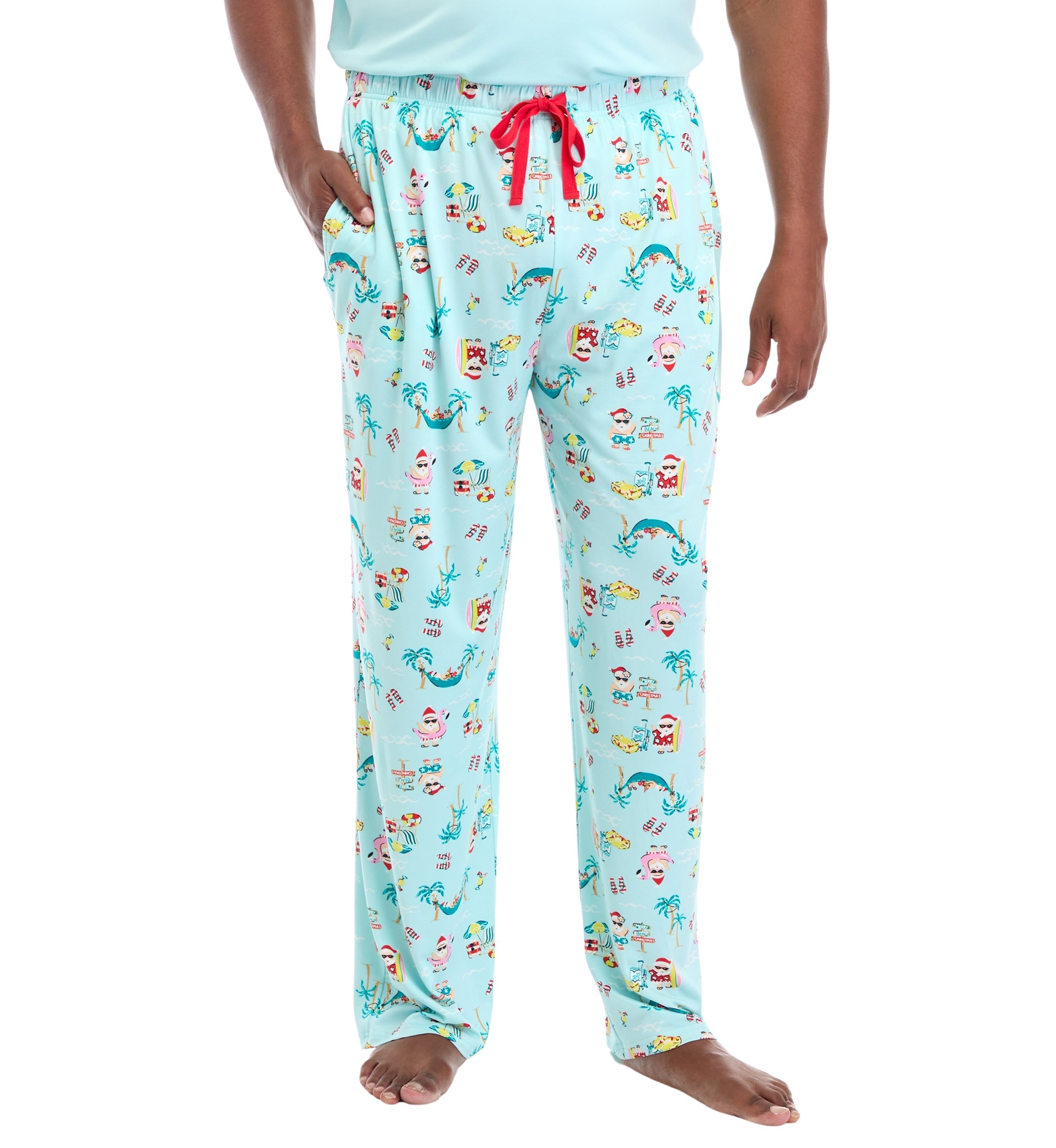 Big & Tall Beachy Christmas Pajama Pants
