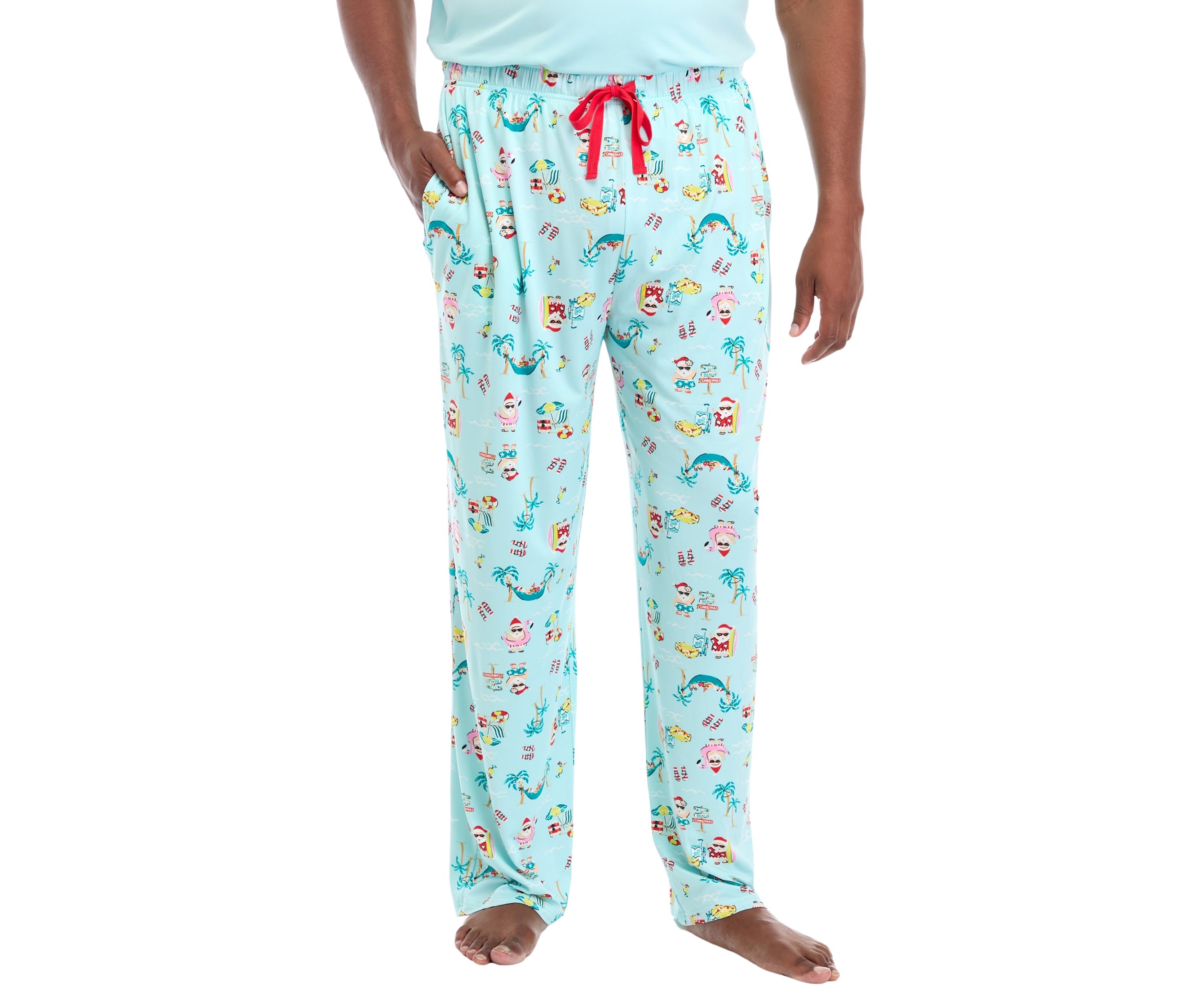 Big & Tall Beachy Christmas Pajama Pants