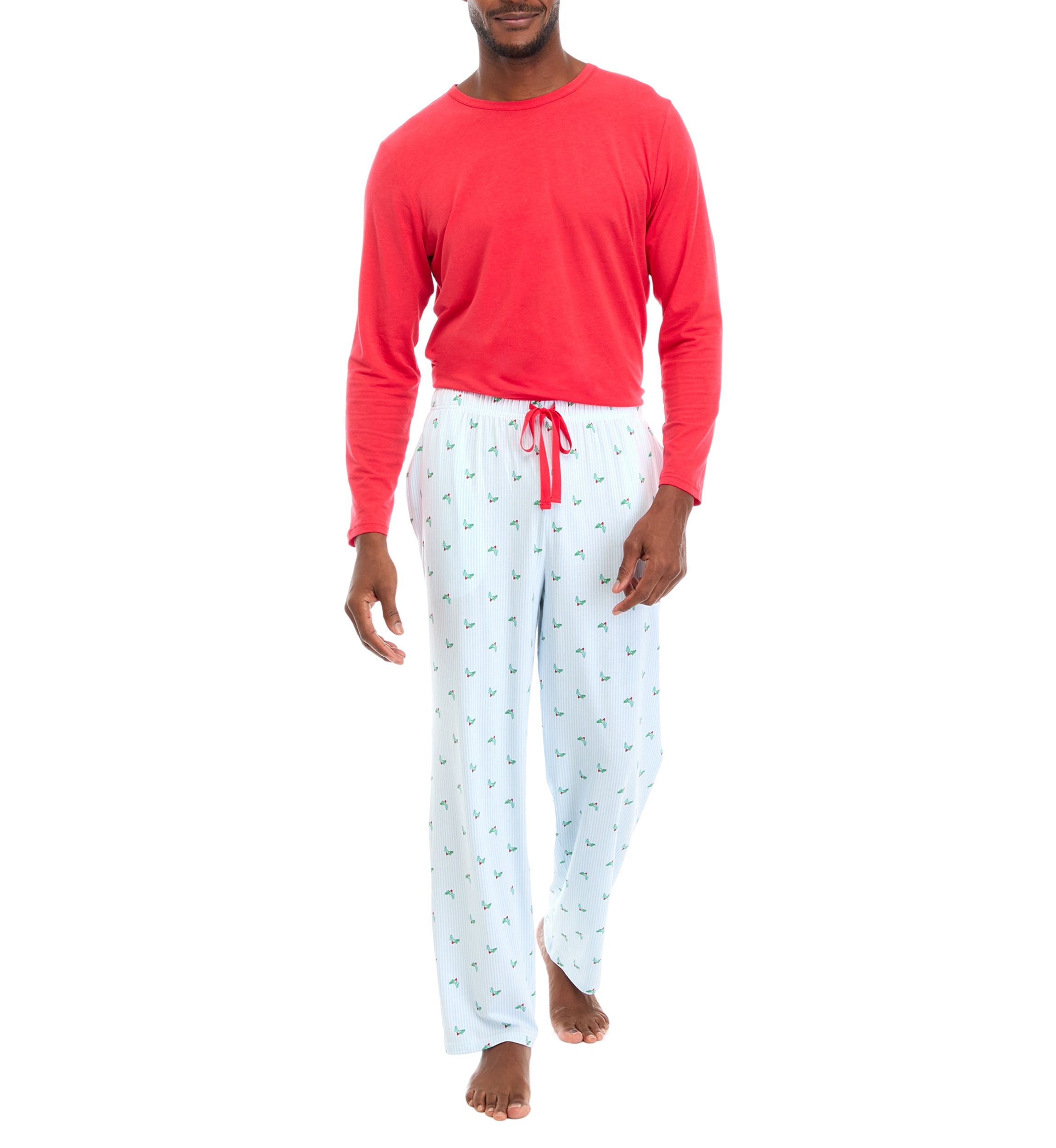 Mens Jolly Stripe Pajama Pants