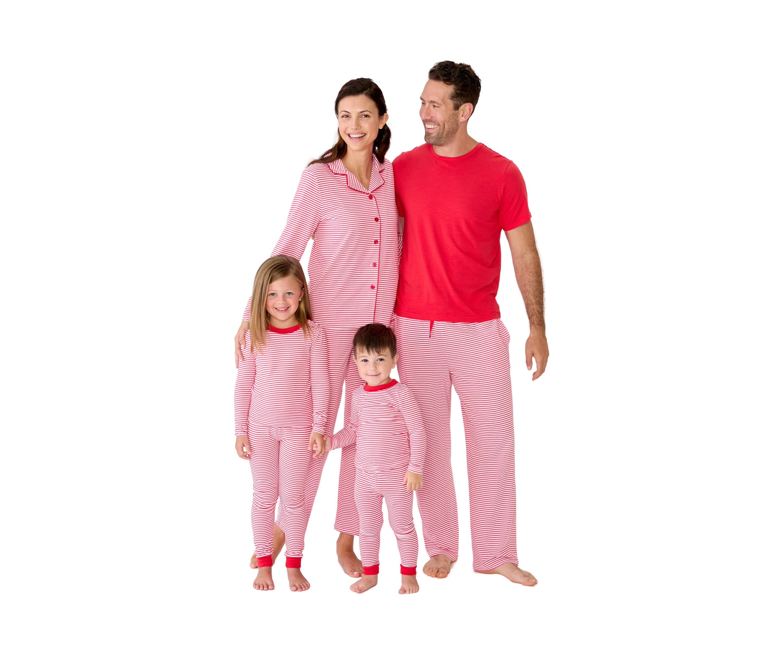 Mens Red Stripe Pajama Pants