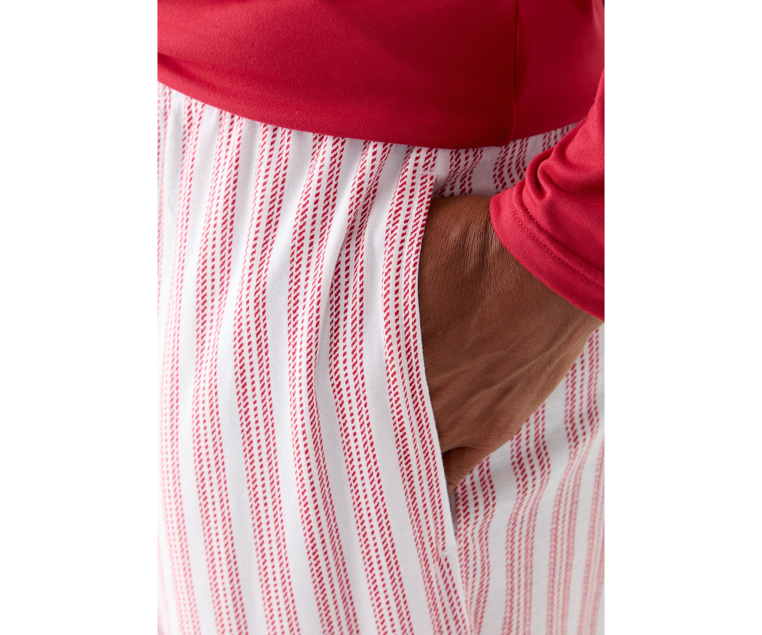 Red Stripe Pajama Pants 