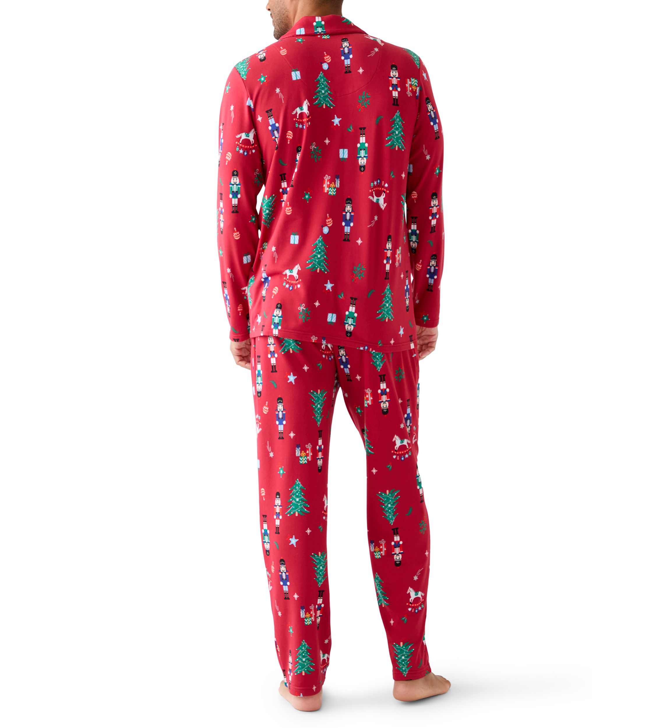 Mens Nutcracker Pajama Set 