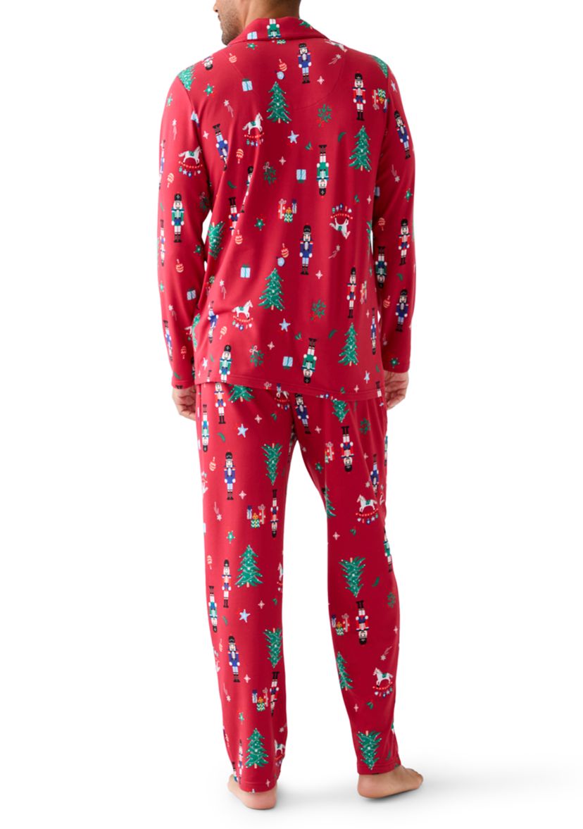 Mens Nutcracker Pajama Set 