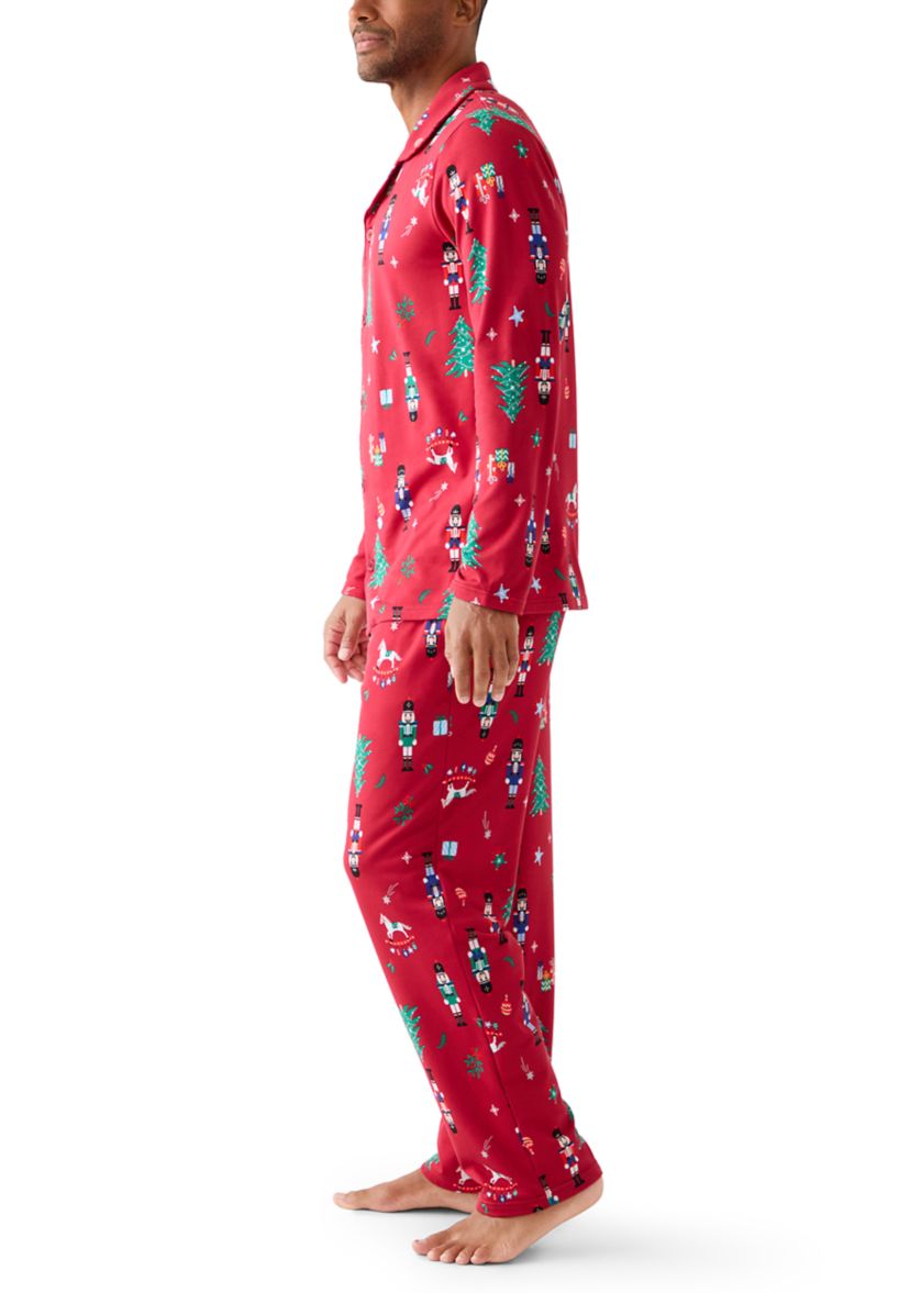 Mens Nutcracker Pajama Set 
