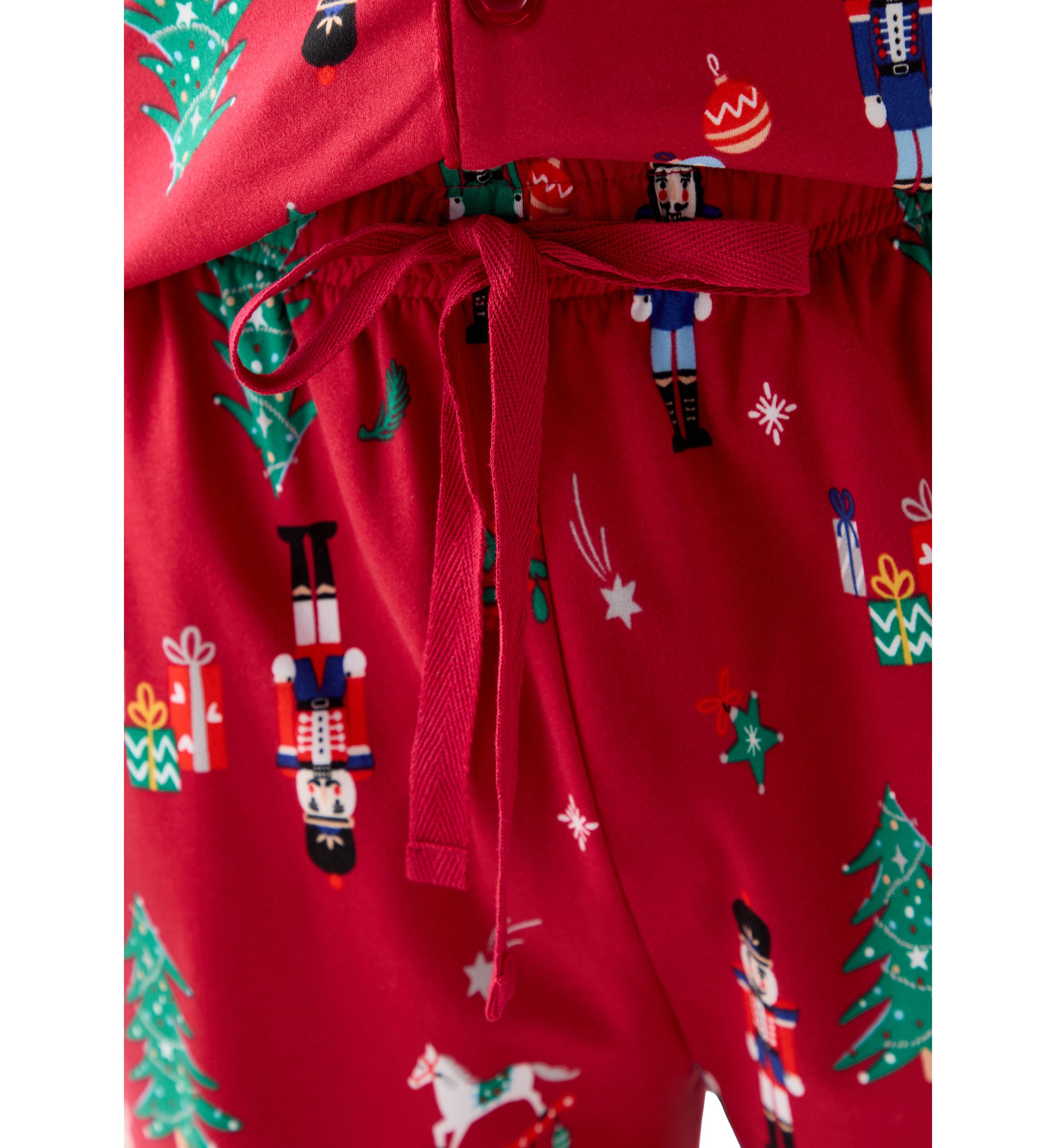 Mens Nutcracker Pajama Set 