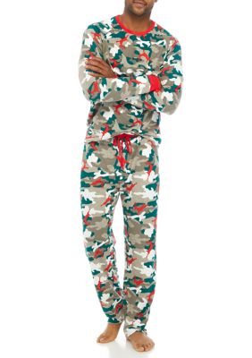 PAJAMARAMA Camo Family Pajama Set