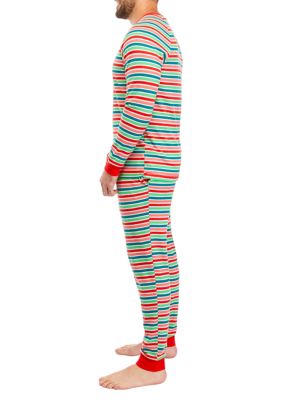 Men's Merry Multi Stripe Pajama Top