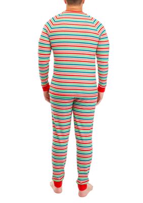 Men's Merry Multi Stripe Pajama Top