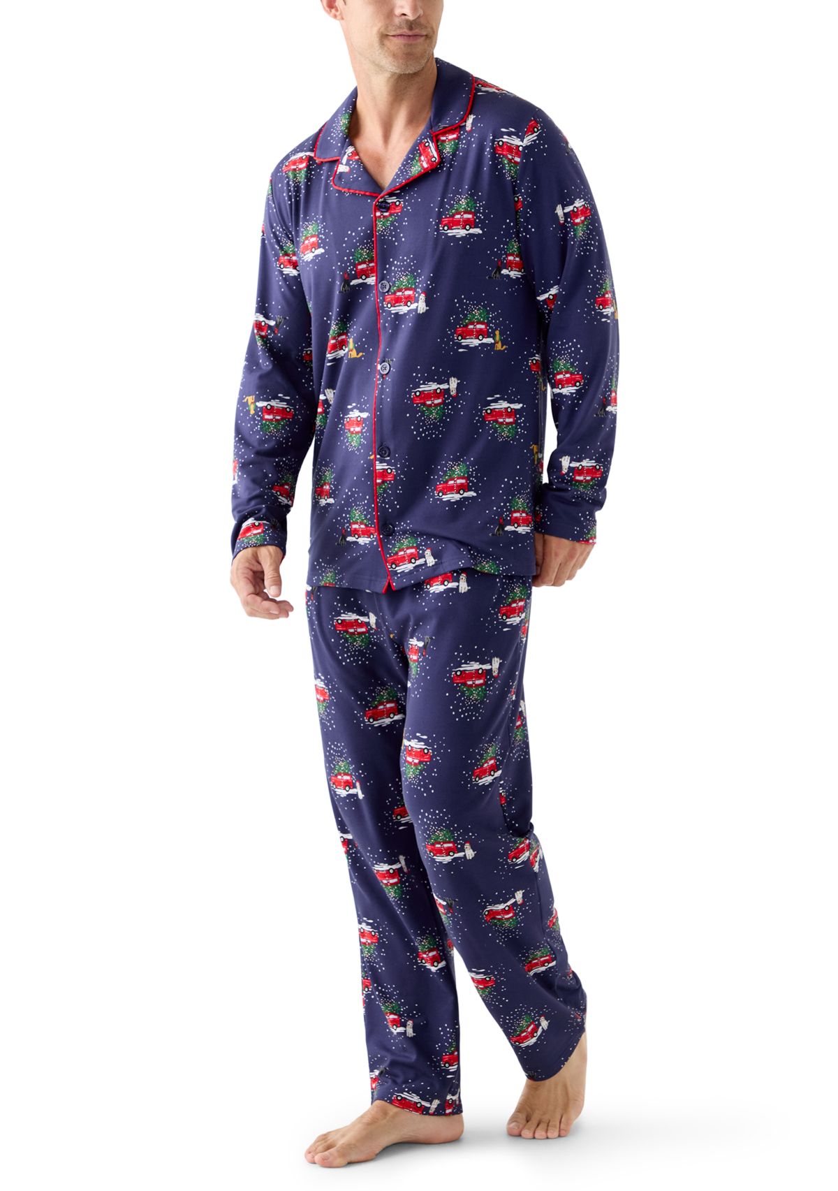 Holiday Heritage Notch Pajama Set 