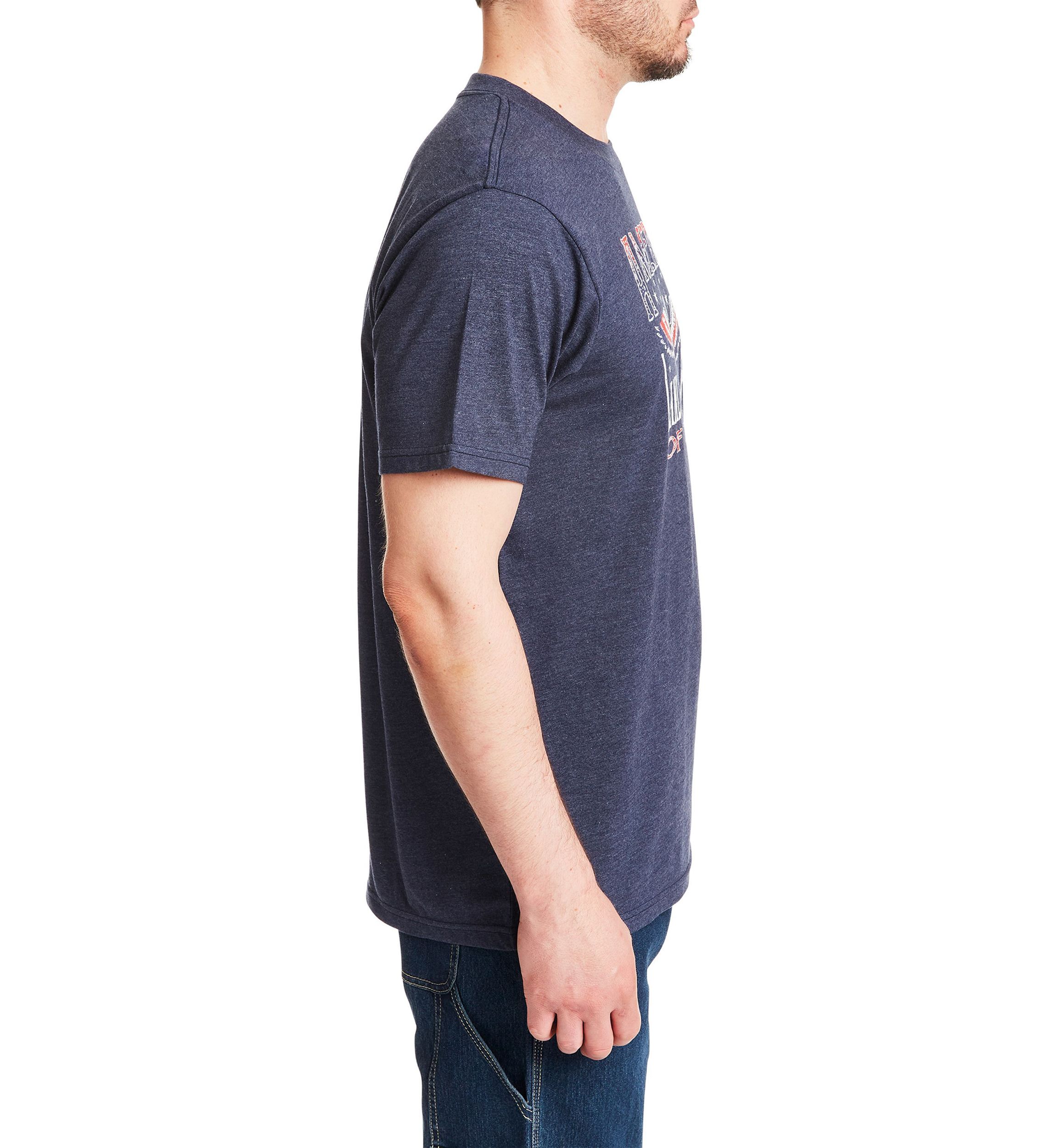 Short Sleeve Crew Neck Patriotic Tee-Shirt