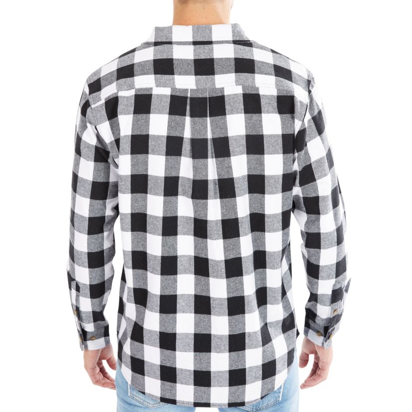 Buffalo Pocket Flannel Button-Up Shirt