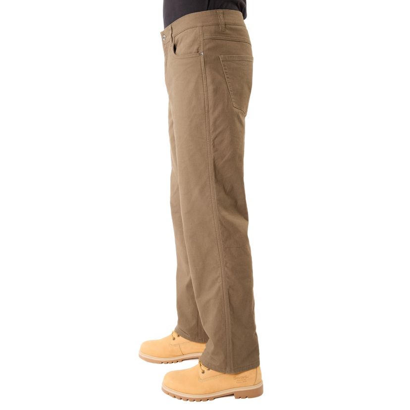 Big & Tall Stretch Fleece-Lined Canvas 5-Pocket Pant