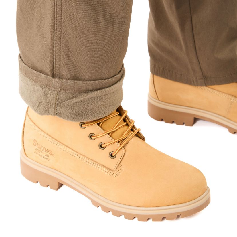 Big & Tall Stretch Fleece-Lined Canvas 5-Pocket Pant