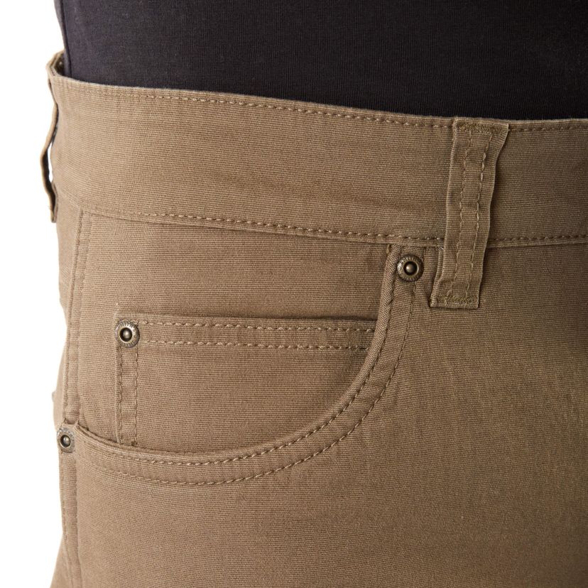 Big & Tall Stretch Fleece-Lined Canvas 5-Pocket Pant