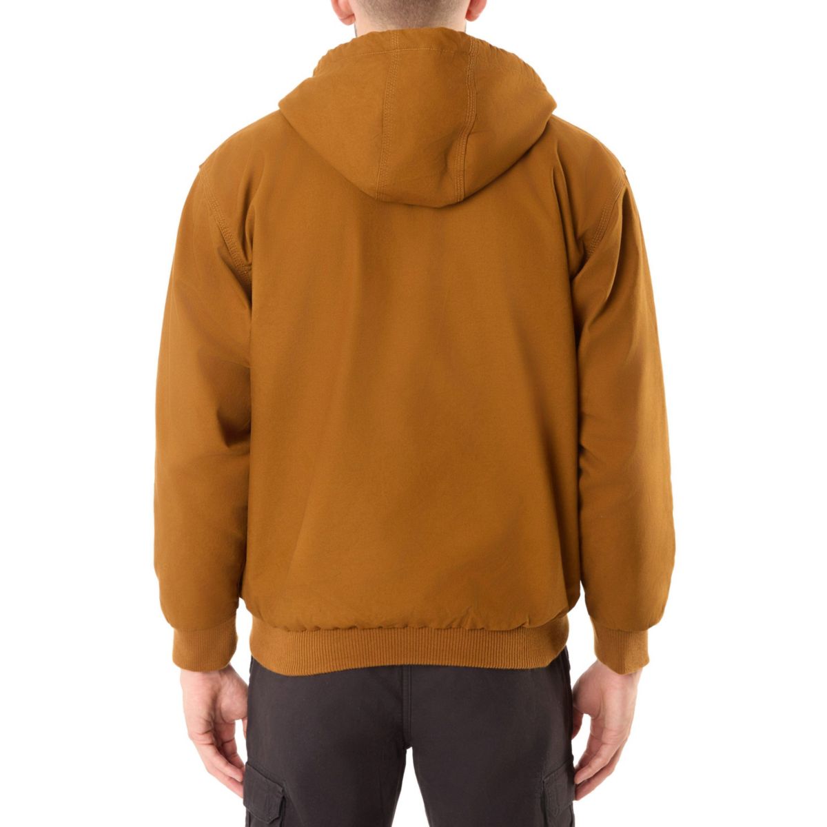 Big & Tall Cotton Canvas Sherpa-Lined Jacket