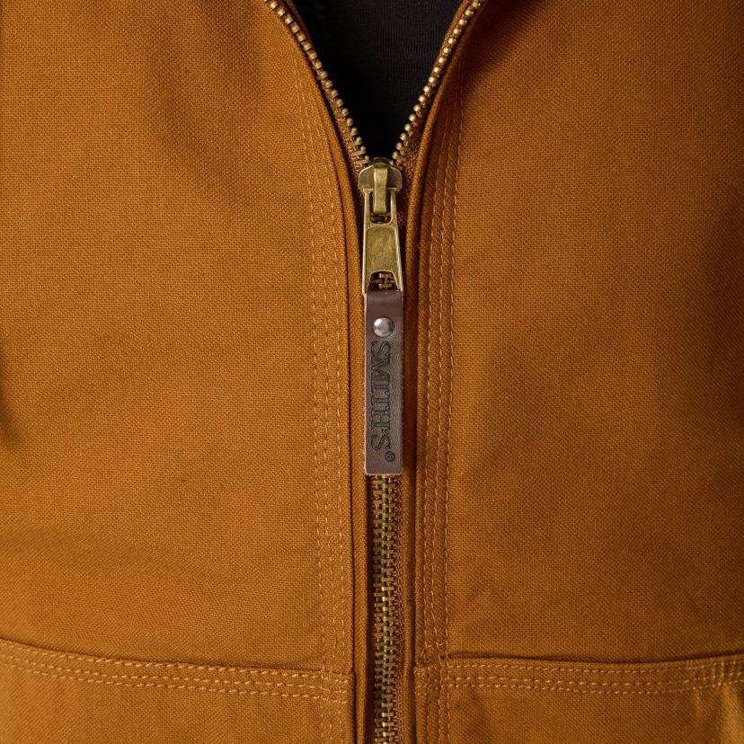 Big & Tall Cotton Canvas Sherpa-Lined Jacket