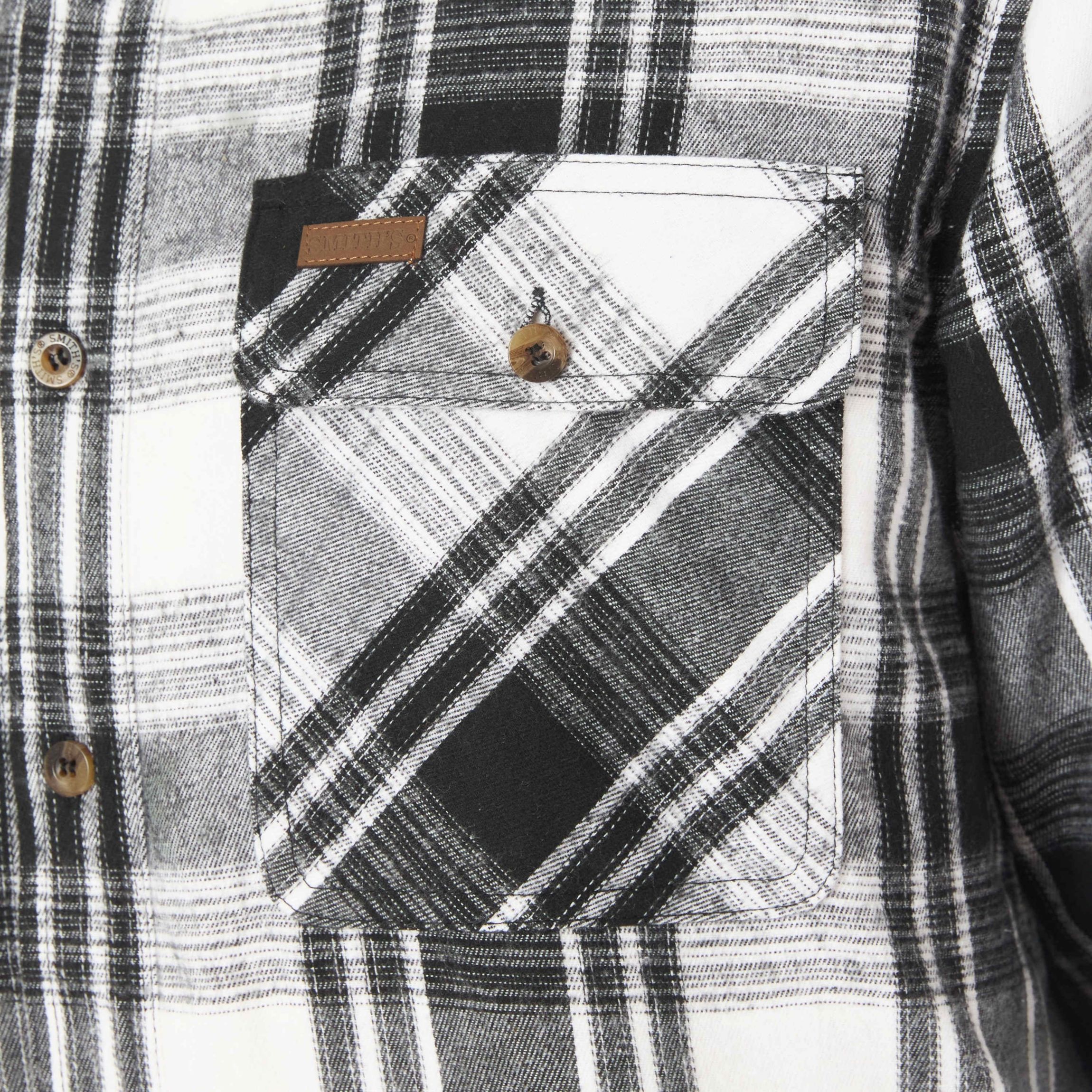 Sherpa-Lined Flannel Shirt-Jacket